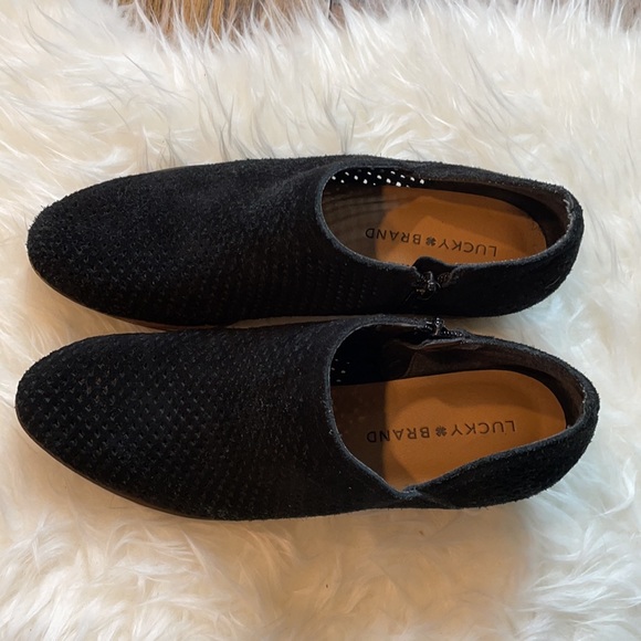 Lucky Brand shoes booties suede - Picture 2 of 6